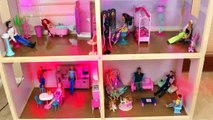 Barbie Dollhouse Frozen Elsa ❤ Anna Dolls Mansion Dollhouse Spiderman Ariel Merman