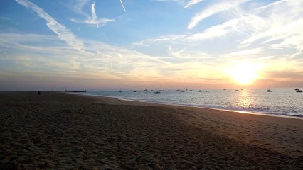 coucher de soleil a Hossegor