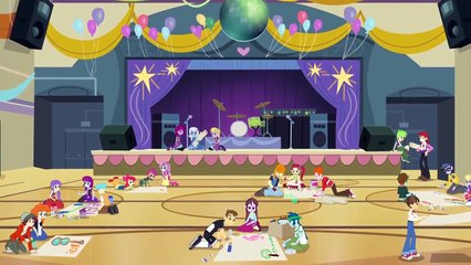 MLP Equestria Girls Polska - Rainbow Rocks: Przygotowania do Festiwalu Piosenki w Canterlo