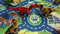 Dinosaurs Cartoons For Children _ Dinosaurs Vs Dinosaurs Toys For Kids _ Dinosaurs Cartoons In City