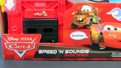 Wheelies RACE! Lightning McQueen MATER + Cars 2 Speed Race Toy Set [Fisher Price]