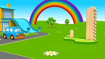 The Clever Cars! CATERPILLAR TOY - Learn Colours with 3d Children's Cartoons
