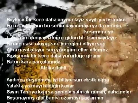 Üvercinka-Bir Cemal Süreya Şiiri