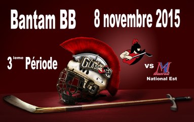 Match du 8 nov 2015, 3ieme periode, Glads vs National Est