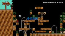 【スーパーマリオメーカー】１画面全自動マリオ【Super Mario Maker】