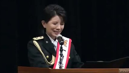 一日警察署長　森昌子　Mori Masako