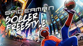 Spiderman Freestyle Football à New York City