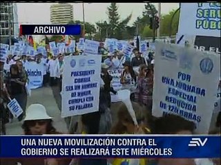 Gremios sociales marcharán este miércoles 11 en Quito