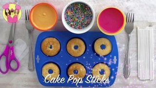 SIMPSONS DONUT CAKE POPS Doughnuts with grandma How to baking video by Charlis Crafty Kit