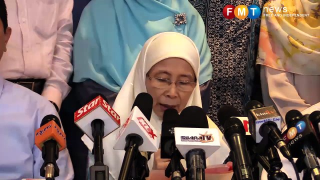 Wan Azizah : Tahniah diucapkan kepada saudara Saifuddin kerana menyertai PKR
