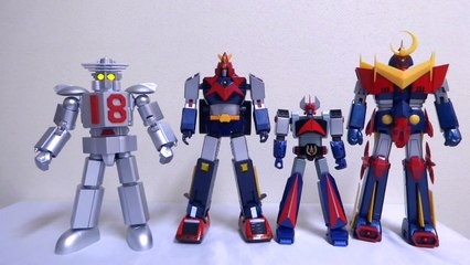 【今日は昭和の懐ロボだ！】大鉄人17の弟ロボ ワンエイト っぽい人 合金トイ サンプル レビュー&同期の懐ロボ比較！！ Ultra Alloy 大鐵人兄弟18 號 review