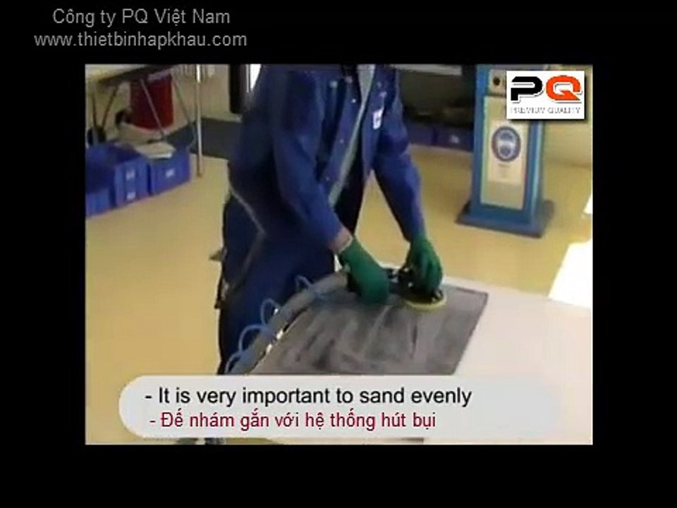 Quy trình đánh bóng sơn PU gỗ hoặc sơn ô tô