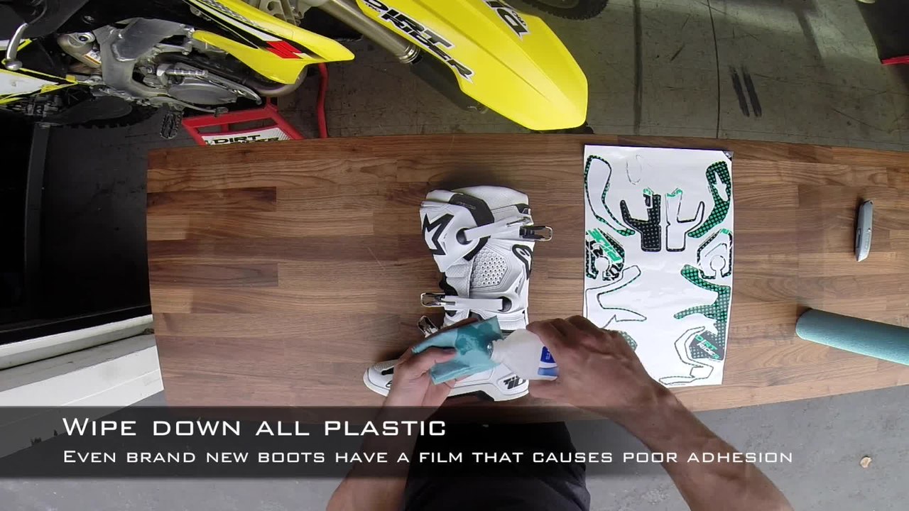 Alpinestars Boot Graphics Application