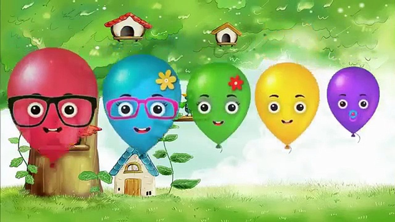 Balloon Finger Family Song | Finger Family Song For Children & English Childrens Songs