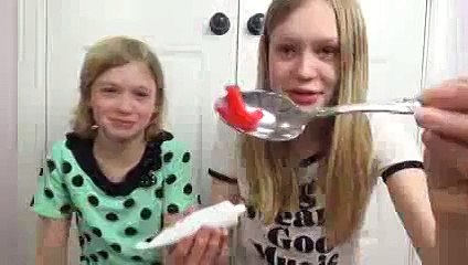 Katherine & Rachael Try New Foods!!!