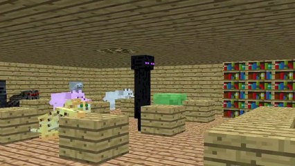 Minecraft Animation Mob school Crafting