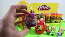 Giant Scarlet Overkill Minions 2015 Play doh Surprise Egg // Despicable Me, Monsters Unive