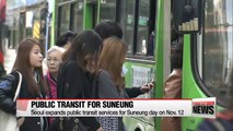Seoul expands public transit services for Suneung day