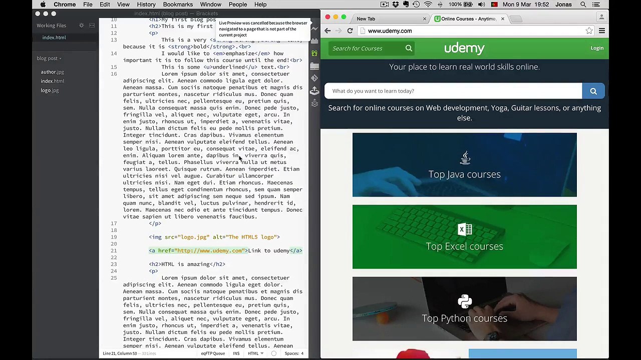 16 One more thing links Create a Responsive Website using html5 and css3