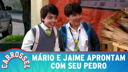 Mário e Jaime aprontam com Seu Pedro