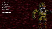 Five Nights at Freddys 4 NIGHTMARES | FNAF 4