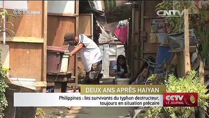 Philippines : les survivants du typhon destructeur, toujours en situation précaire