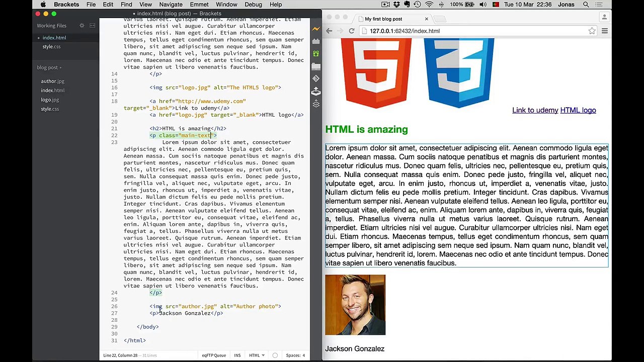 20 Classes and IDs Create a Responsive Website using html5 and css3