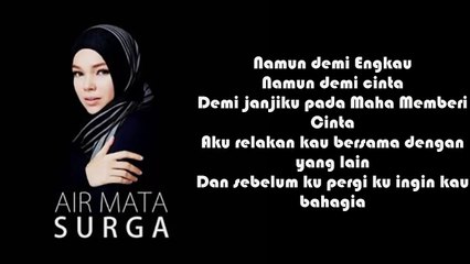 Dewi Sandra - Air Mata Surga ( Lyrics Video )