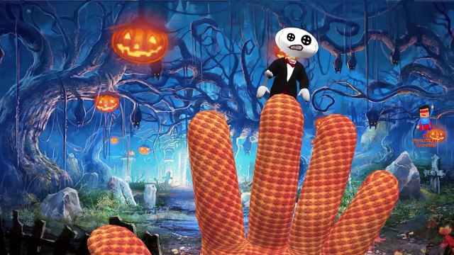 Finger Family Halloween Dracula | Pumpkin Head Cartoons Finger Family Nursery Rhymes for C