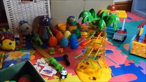 oeufs surprises pleins de jouets pour les enfants | Tumblin monkey game and surprise eggs kids videos