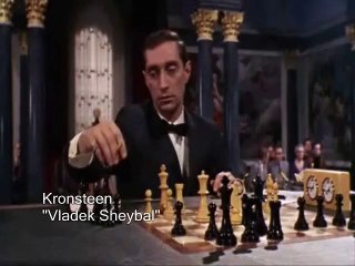 James Bond partie d'échecs