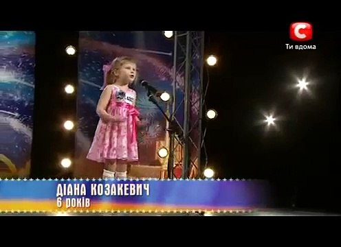Девочка удивила всех на шоу талантов (Украина)
