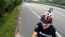 Passeio de bicicleta Speed com a família nas rodovias da Serra, Pindamonhangaba, SP, Brasil