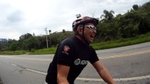 Passeio de bicicleta Speed com a família nas rodovias da Serra, Pindamonhangaba, SP, Brasil