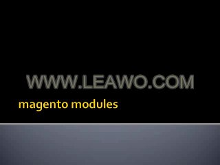magento modules