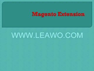 Magento Extension