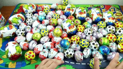 100 surprise eggs,Peppa pig, Mickey mouse, Kinder Surprise , Lion King, Toys Story, Кин