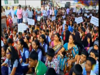 #TAMILNADU TELUGU'S MAHAA DHARNA FOR TELUGU LANGUAGE