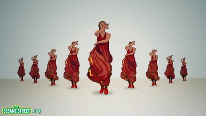 Sesame Street: 9 Spanish Dancers