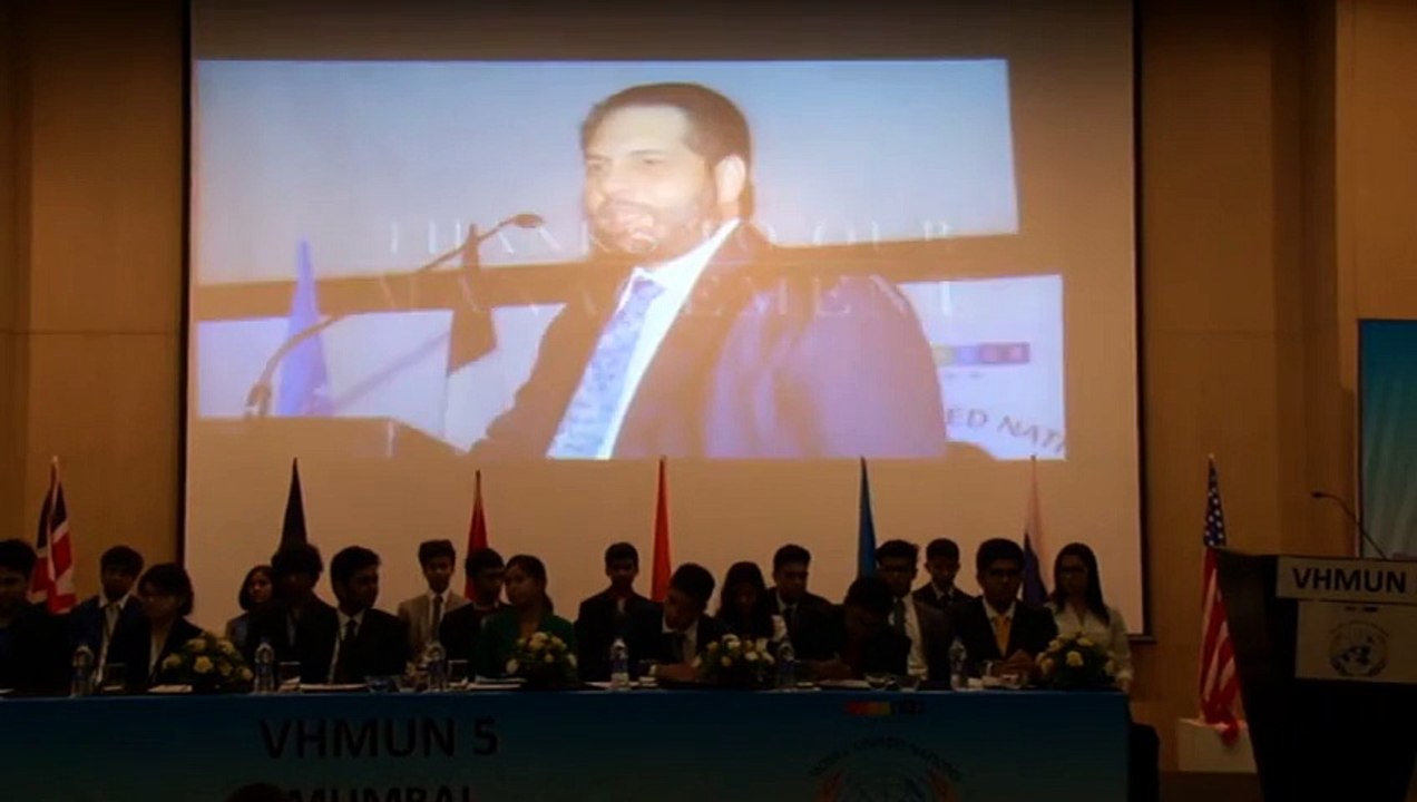 VHMUN -5 attended by Mr. Rustom Kerawalla