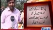 PHA employees protest against contracting system in Khurshid park