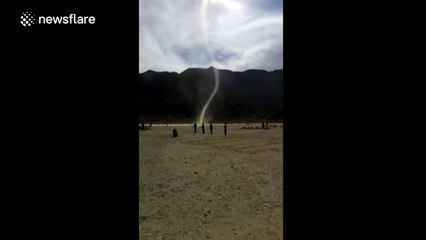 Strange tornado-like wind caught on camera in China