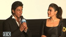 Shah Rukh pulls Ajay Devgns leg in front of Kajol