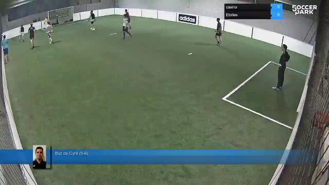 But de Cyril (5-6) - casino Vs Etoiles - 09/11/15 21:00 - Ligue 2 (2015) - Pau Soccer Park