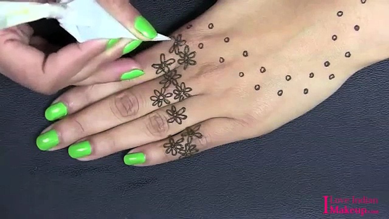 Mehndi Designs for Hands - Step by Step