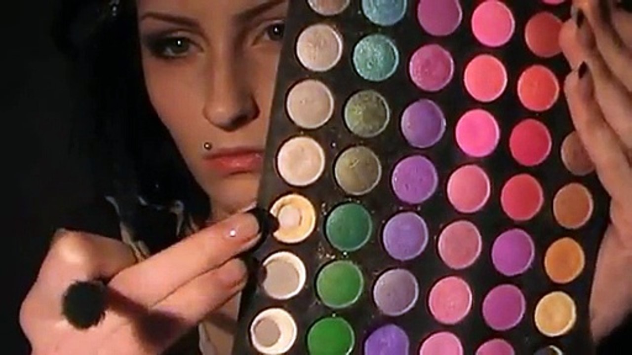 Brown smokey eyes makeup tutorial _ Bronzed night out look