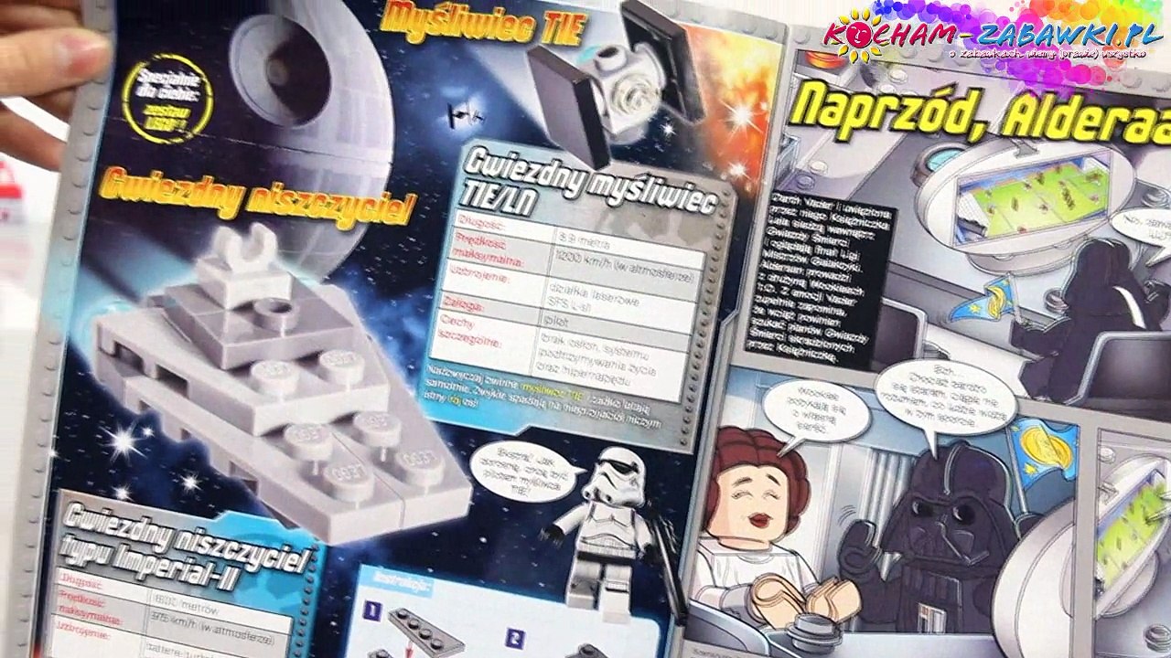 Lego Star Wars - Star Destroyer & Tie Fighter - 4/2015 - Listopad - Magazyn + Zestaw Klocków