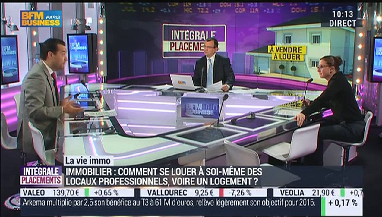 La vie immo: Comment se louer à soi-même des locaux professionnels ? - 10/11