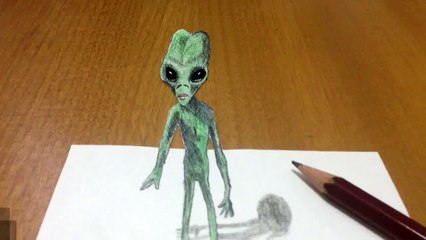 Cool 3D Trick Art - Bullet Hole in Hand