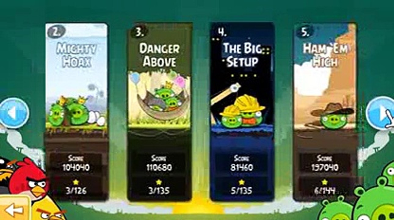 The Sixth Episode of Angry Birds Mine And Dine Game